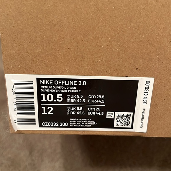 New mens size 10.5 Nike Offline 2.0 sandals - Picture 8 of 8